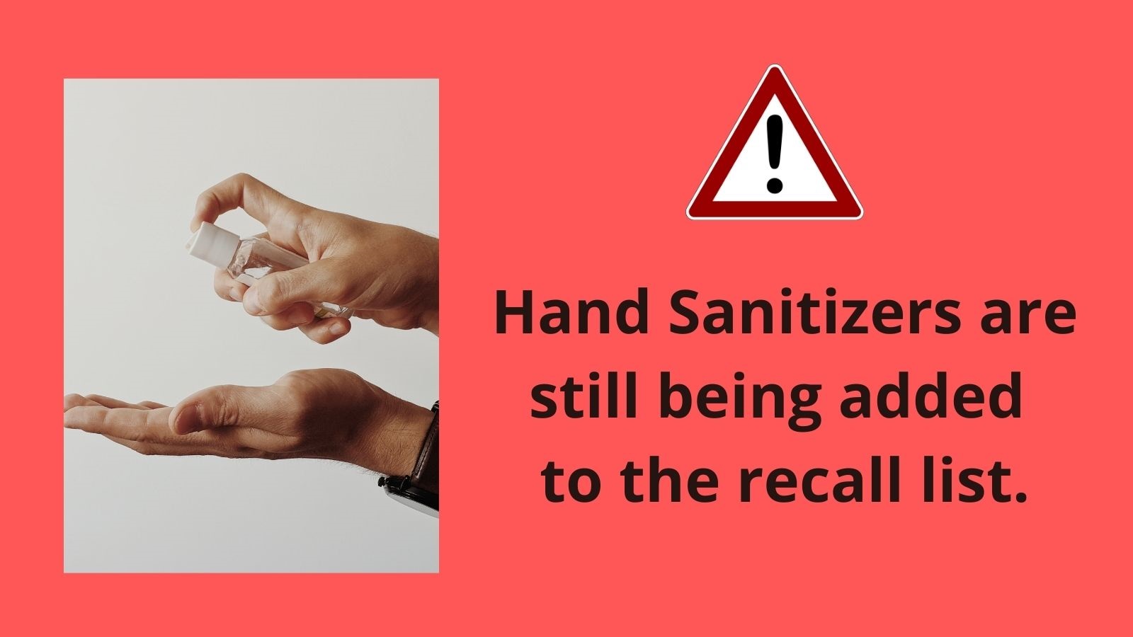 cautions against use of recalled hand sanitizers